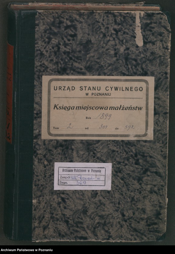 Obraz 2 z jednostki "Księga małżeństw t. II"