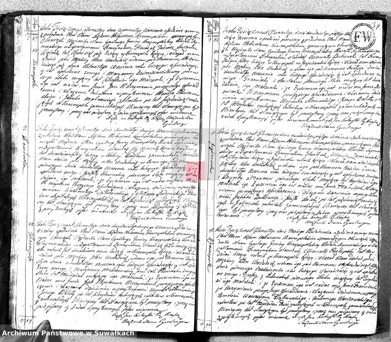 image.from.unit.number "Akta Cywilne Urodzonych Gminy Krasnopolskiey Pttu Seyneńskiego od Ru 1814."