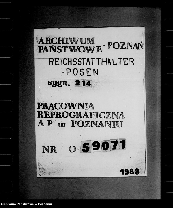 Obraz 1 z jednostki "Grundstückstausch mit der Stadt Posn- Schlossberg und Bernhardinerplatz"