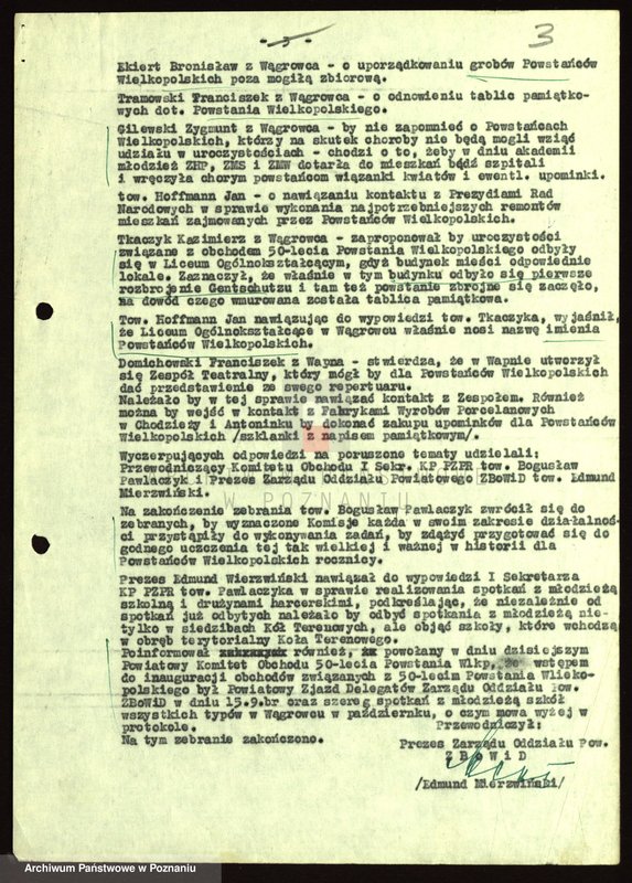 Obraz 10 z jednostki "50 rocznica powstania wielkopolskiego."