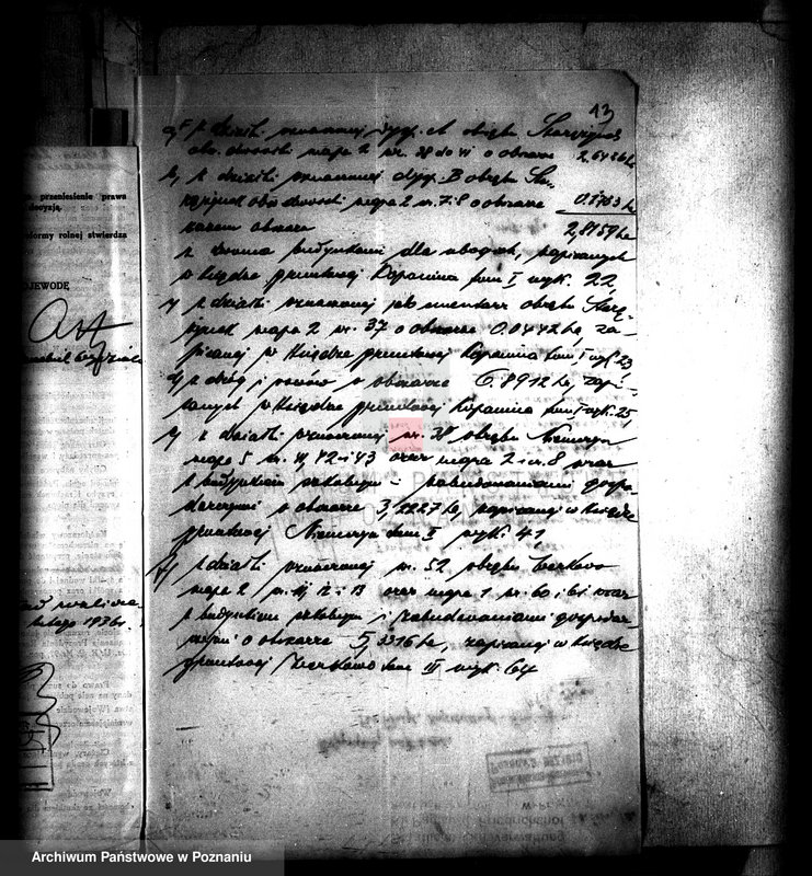 Obraz 20 z jednostki "Przewłaszczenie ziem dotacyjnych Kopanica-Starężynek powiat wągrowieckiego"