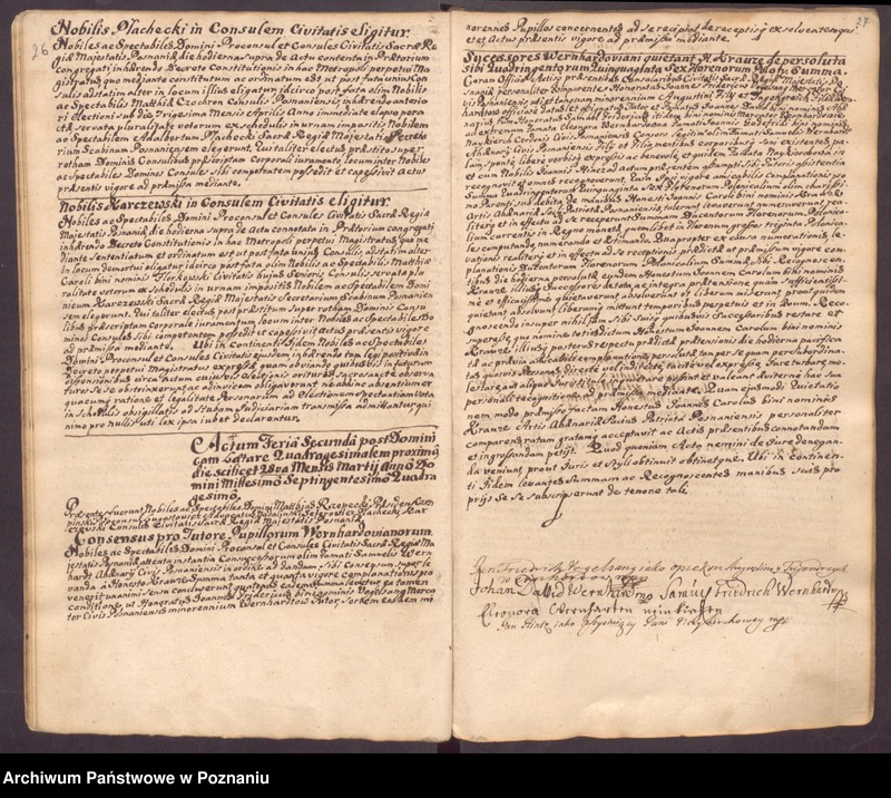 Obraz 18 z jednostki "Liber actorum officii consularis civitatis Posnaniae."