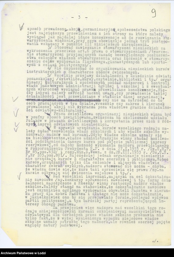 Obraz 13 z jednostki "[Okólniki w sprawie stowarzyszeń niemieckich]"