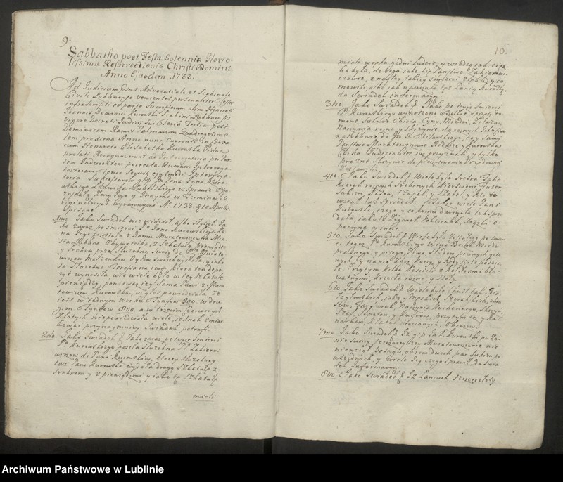 image.from.unit.number "Prothocollon inscriptionum, donationum, intromissionum, manifestationum, oblatarum aliorumque officiosorum actuum iudicii advocatialis civilis Lublinensis"