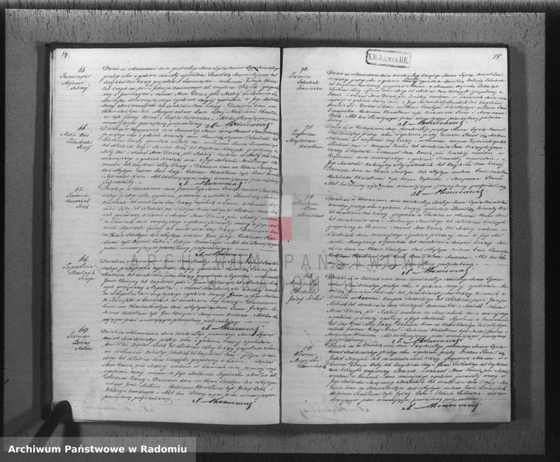 image.from.unit.number "[Duplikat akt urodzeń, małżeństw i zgonów parafii rzym.-kat. Głowaczów 1865 r.]"