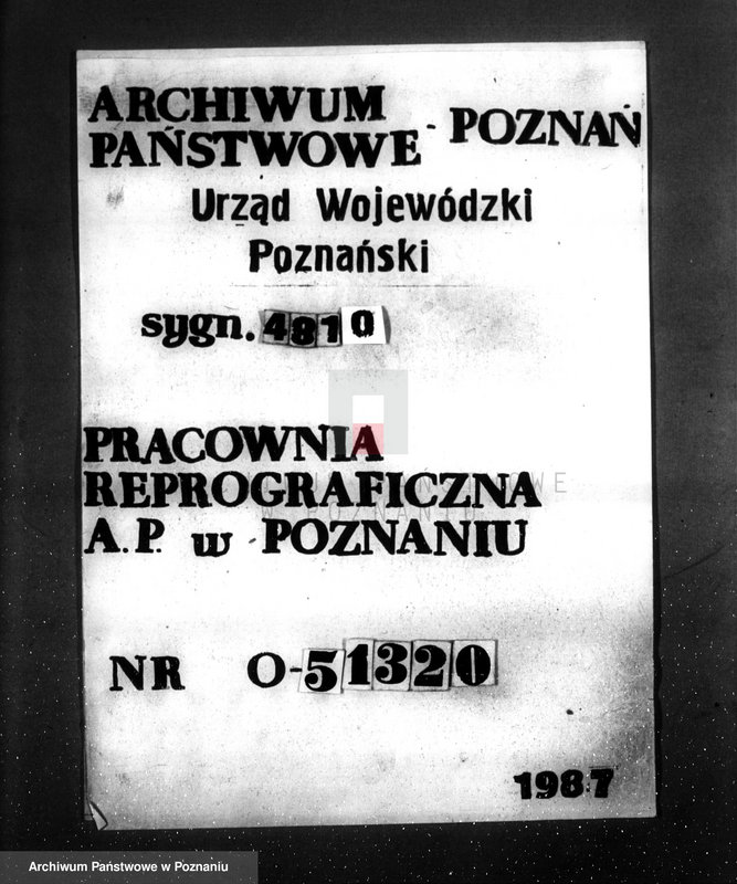 Obraz 1 z jednostki "Zatwierdzenie projektu zakładu przemysłowego /urządzenia zakładu mechanicznego/ nr 462 firmy Wiepofama"