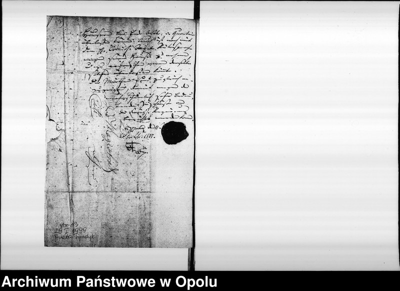 Obraz 13 z jednostki "Acta des Magistrats zu Oppeln betreffend die verlangte Zurückverlegung der Landwehr - Inspection von Neisse nach Oppeln und Ausmittelung der Quartiere für dieselbe Vol. I 1817"