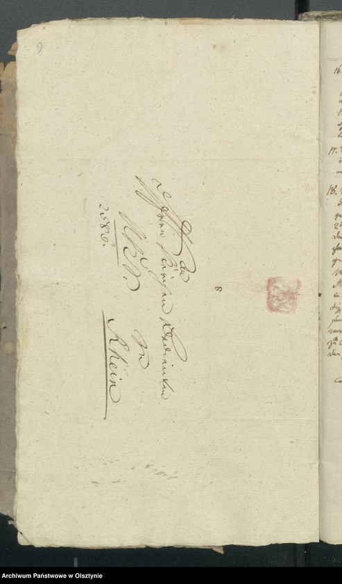 image.from.unit.number "Jahres Kirchen Rechnung der Reinschen Kirche aller Einnahme und Ausgabe"