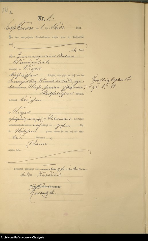 image.from.unit.number "Geburts-Haupt-Register Nr 1 - 83"