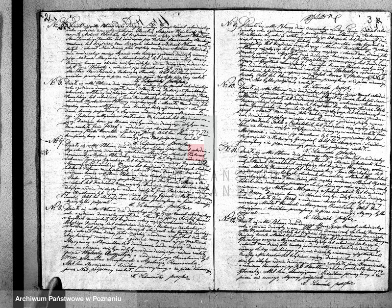 Obraz 3 z jednostki "Duplikat urodzonych, zaślubionych i zgonów"