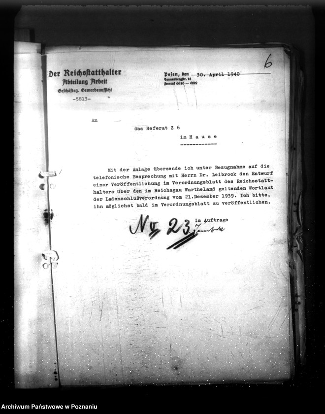 Obraz 10 z jednostki "Verordnungsblatt Nr. 23"