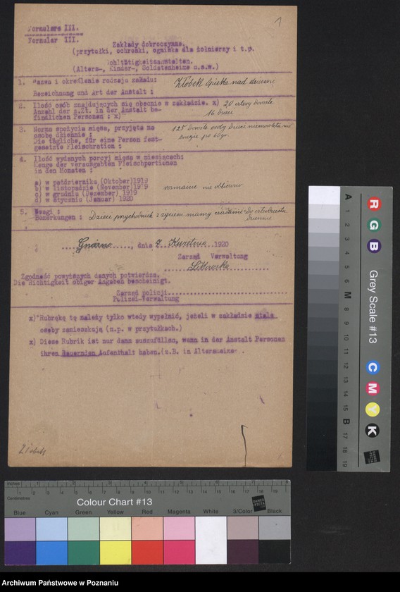 Obraz 3 z jednostki "[Zakłady dobroczynne w Gnieźnie - zaopatrywanie w tłuszcze (mięso)]"