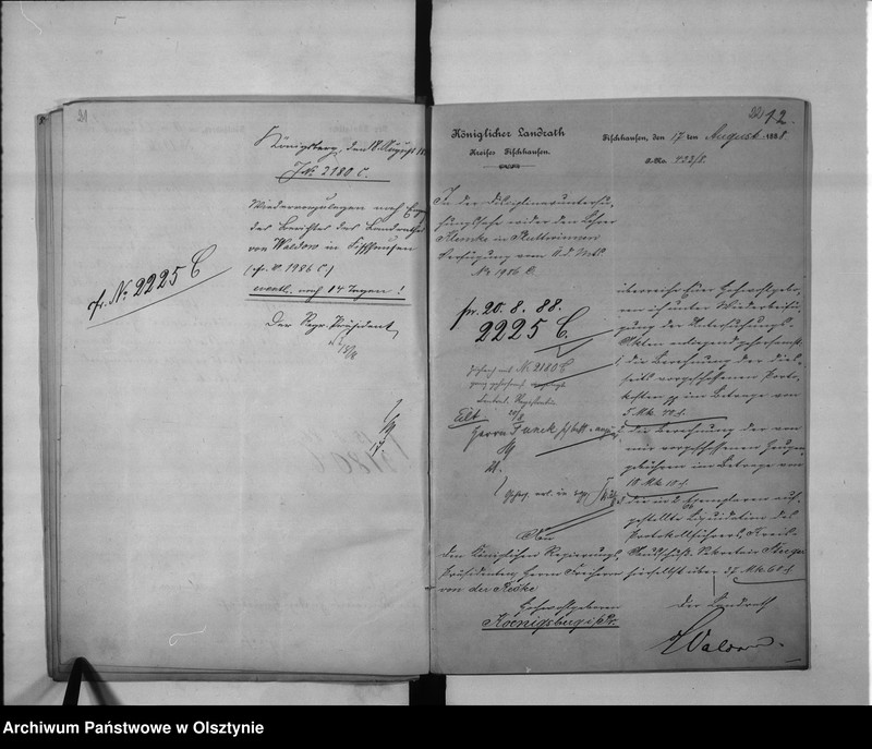 image.from.unit.number "Disciplinar-Untersuchung gegn den Lehrer Klemke [Ludwig leopold] in Plutwinnen Kreis Fischhausen"