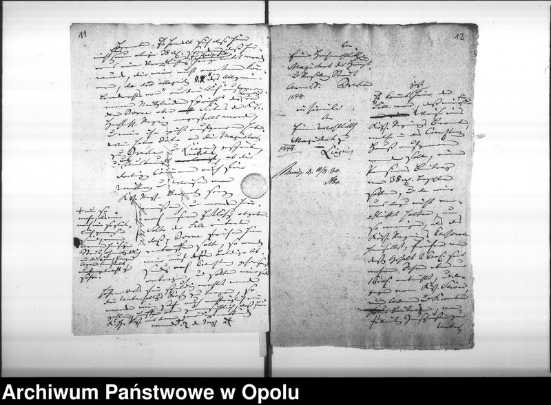 Obraz 12 z jednostki "Acta betreffend die verweigerte Annahme und Sorge für den Weisen-Knaben August von dem Borne. Vol. I"