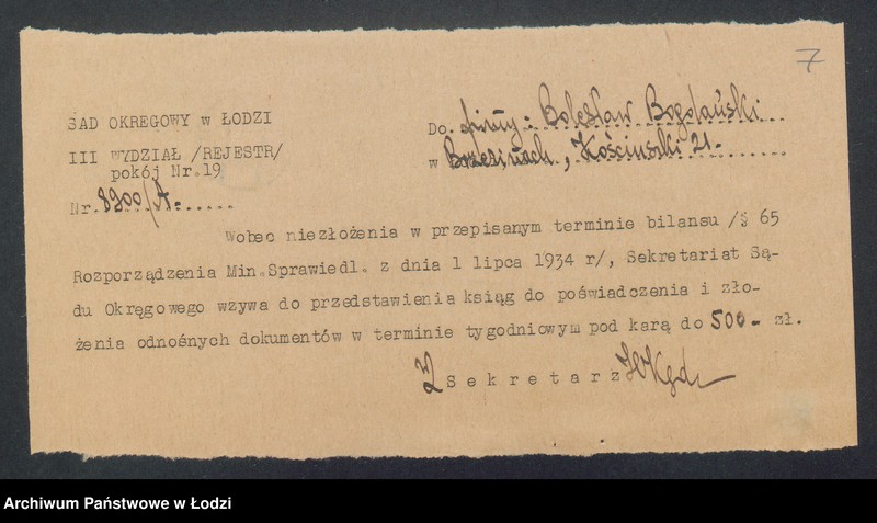 Obraz 9 z jednostki "Bolesław Bogdański – sprzedaż gotowych ubiorów. Brzeziny"