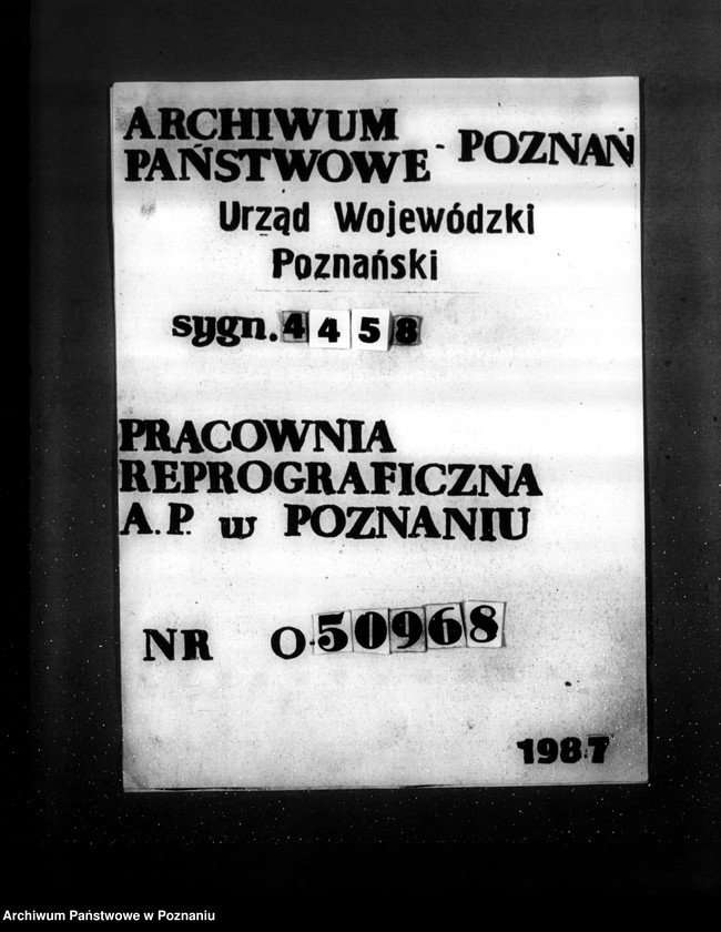 Obraz 1 z jednostki "Majętność Wonieść, pow śmigielski własność J. Wedemeyer nr woj. kotła 6265"
