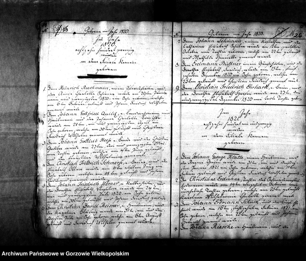 image.from.unit.number "Duplikate der Kirchenbücher von der Parochie Kernein: Kernein (Karnin), Giesenaue (Jeżyki)"