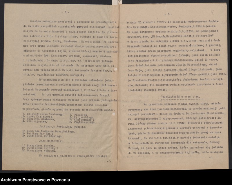 Obraz 11 z jednostki "Szamotuły - akta koła."