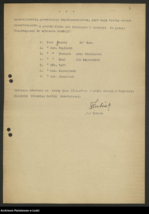 Obraz 8 z jednostki "Sekcja Metalowa; protokoły"