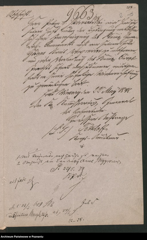 Obraz 6 z jednostki "A. betr. die Familie von Skoraszewski"