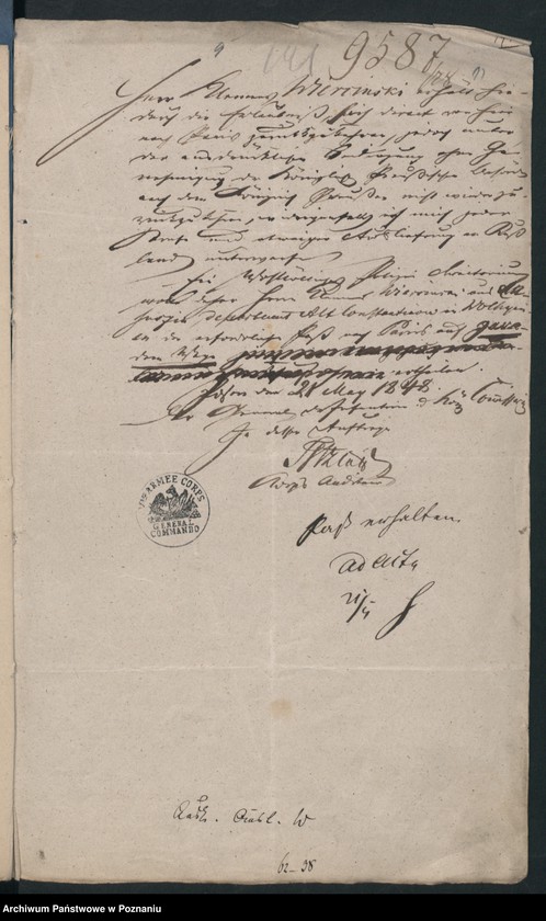 Obraz 14 z jednostki "A. betr. die Auskunft über Ausländer Litt. W."