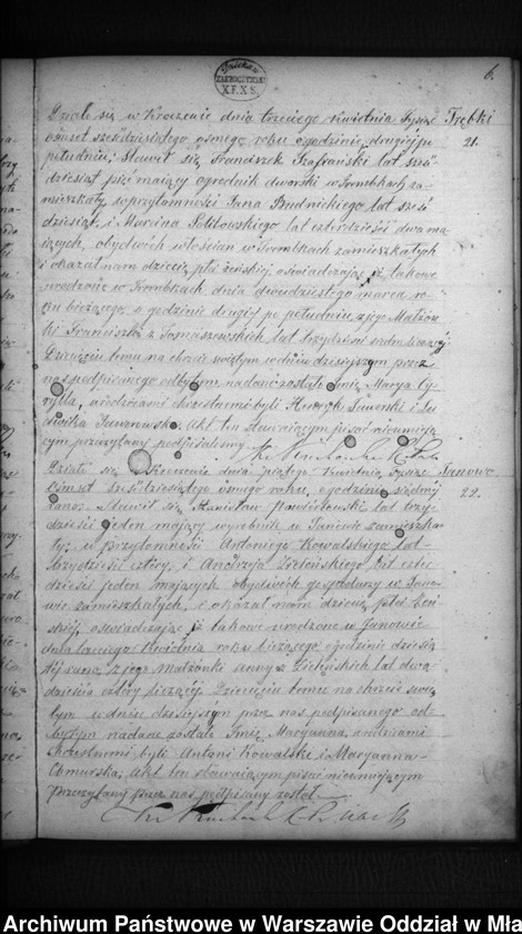 image.from.unit.number "Akta urodzeń, małżeństw, zgonów"