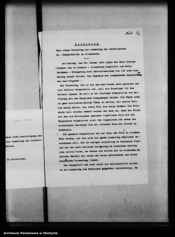 image.from.unit.number "Allenstein, St. Josephikirche"