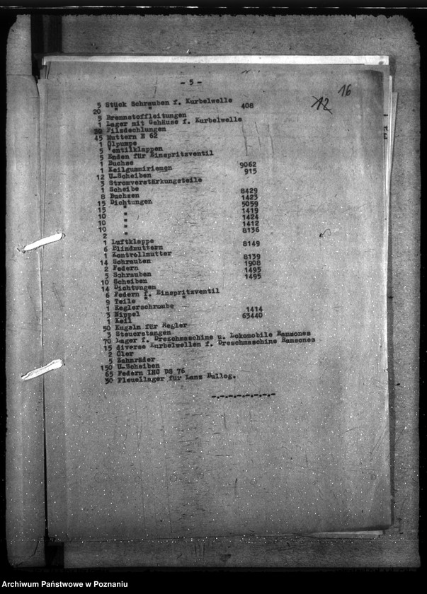 Obraz 20 z jednostki "Verwertete Warschauer Räumungsgüter"