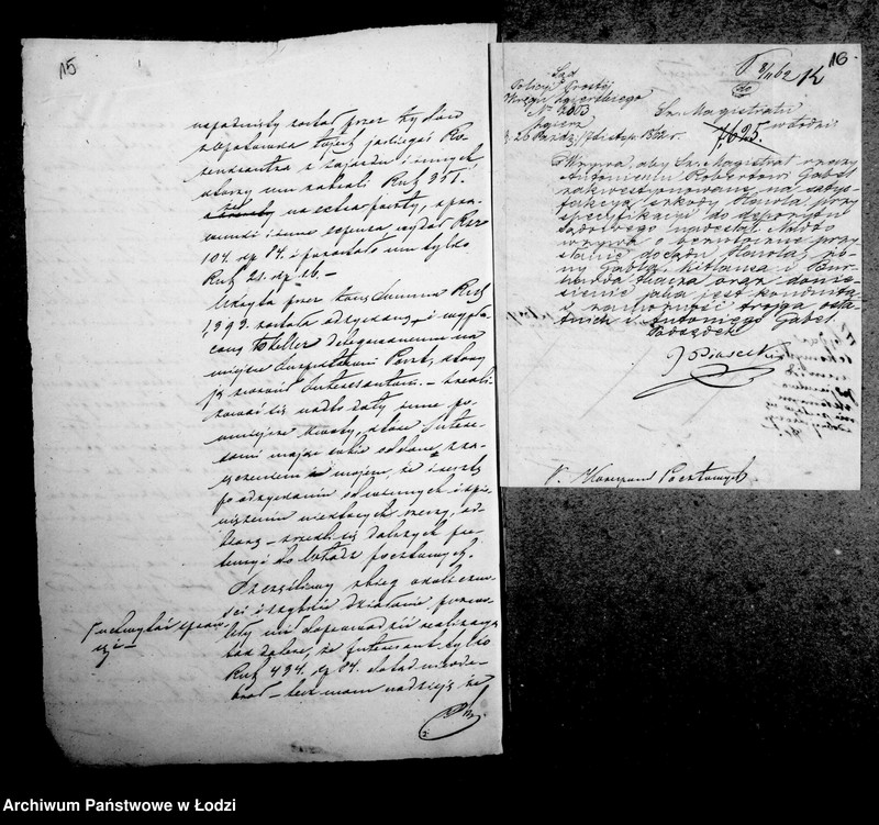 Obraz 14 z jednostki "Akta tyczące się korespondencji pocztowych"