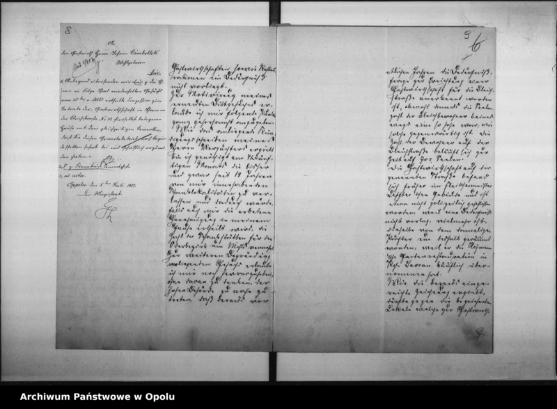 Obraz 12 z jednostki "Acta des Magistrats zu Oppeln betreffend den Gastwirtschaftsbetrieb im Hause No 32 Bleiche Vol: I"