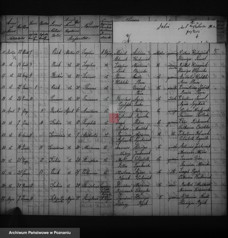 image.from.unit.number "Duplikatus baptisatorum, copulatorum, mortuorum"