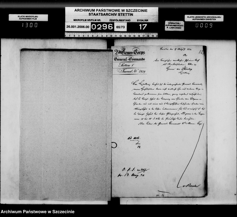 Obraz 9 z jednostki "Die Reisen hoher fürstlicher Personen durch die Provinz Pommern"