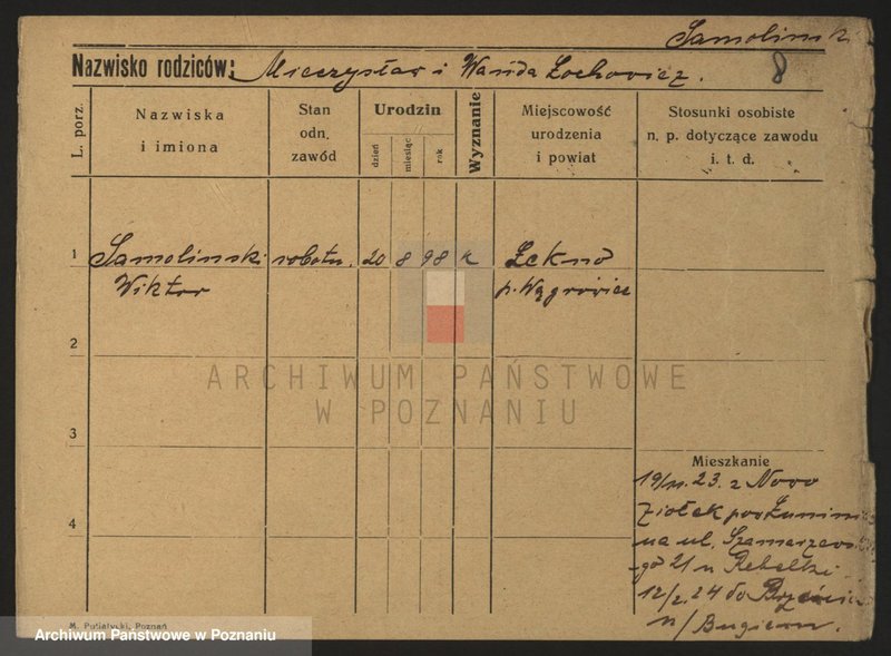 Obraz 19 z jednostki "Samolewski - Sapuchowski"