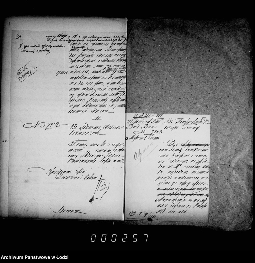 Obraz 18 z jednostki "O nedoimkach po knigam Lodzinskago Uezdnago Kaznačejstva za I polovinu 1901 goda"