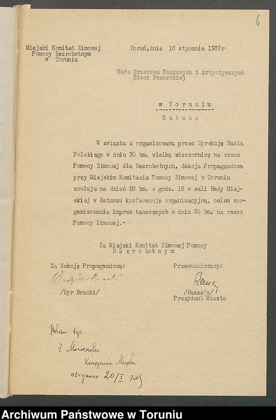 image.from.unit.number "[Korespondencja, protokoły zebrań, sprawozdania]"