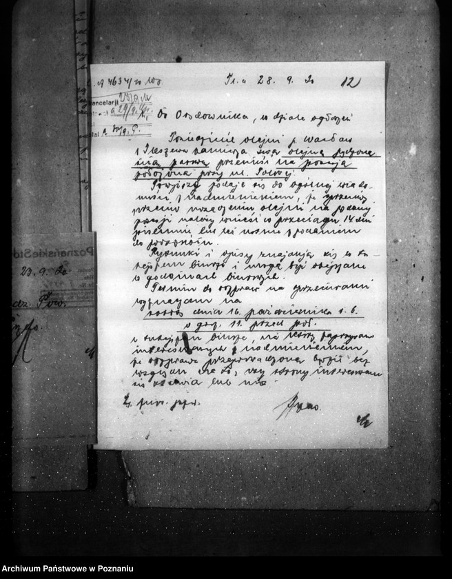 Obraz 16 z jednostki "Udzielenie koncesji na uruchomienie kotła parowego Pleszewskiej Wytłoczni Oleju"