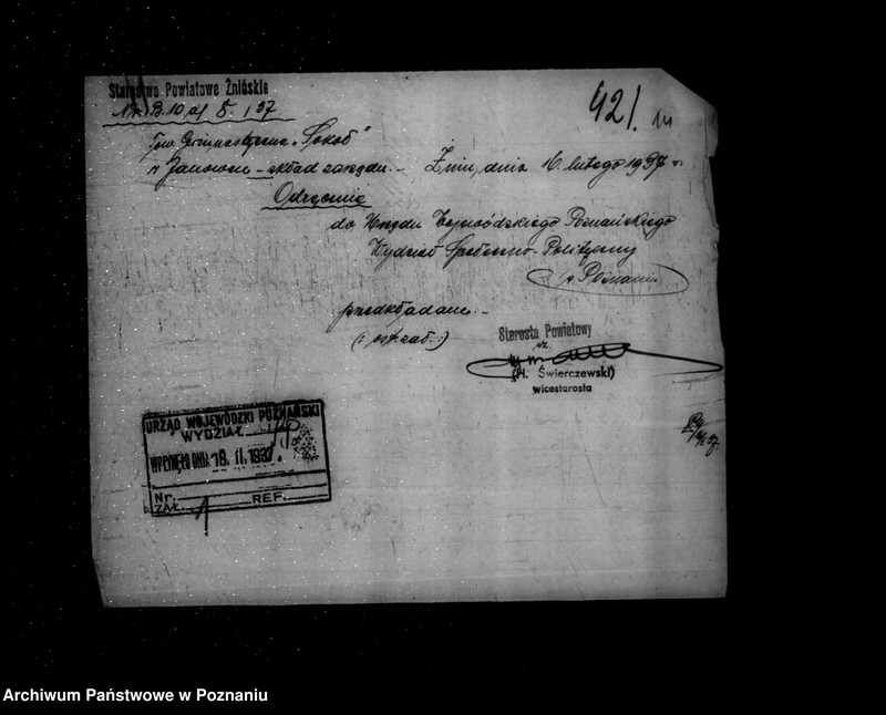 Obraz 18 z jednostki "/Towarzystwo Gimnastyczne „Sokół" w Janowcu powiat Żnin - rejestracja/"