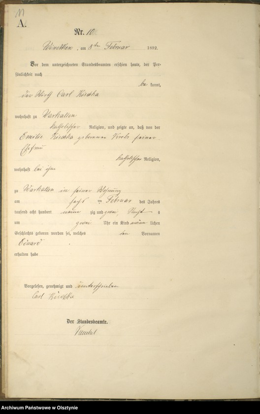 image.from.unit.number "Geburts-Haupt-Register Nr 1 - 86"