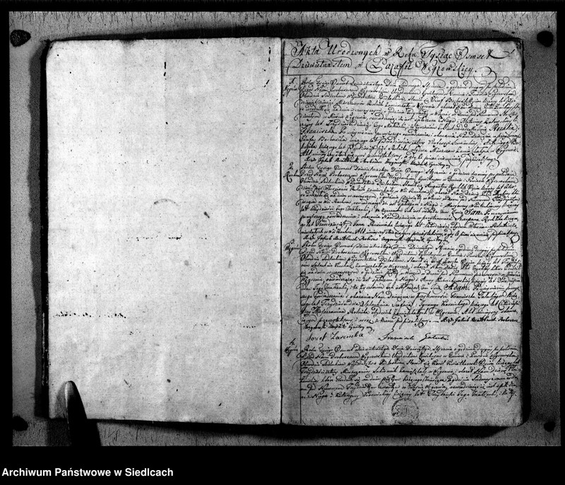 Obraz z jednostki "Akta urodzin, małżeństw, zgonów"