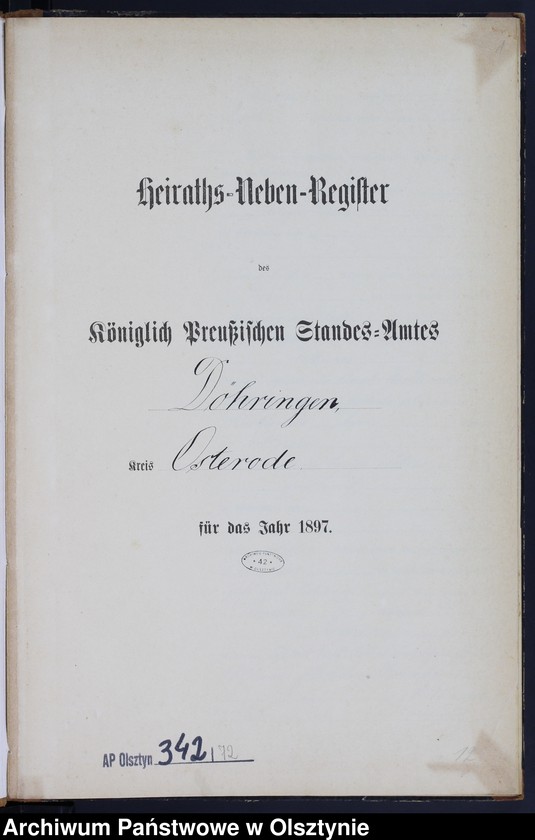 image.from.unit.number "Heiraths-Neben-Register Nr 1 - 16"