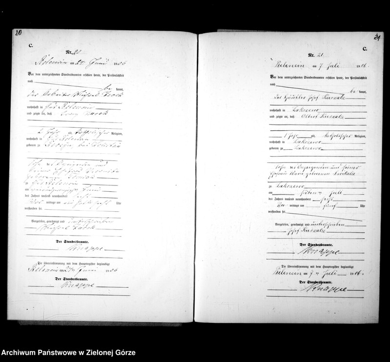 Obraz 15 z jednostki "Sterbe-Neben-Register"
