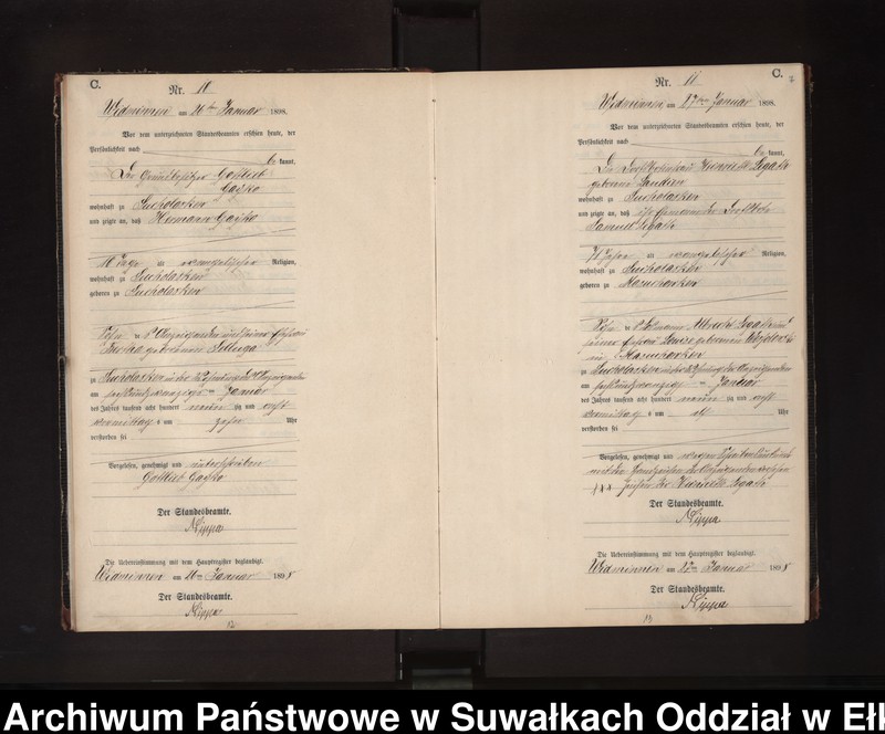 image.from.unit.number "Sterbe-Neben-Register des Preussischen Standes-Amtes Widminnen Kreis Loetzen"
