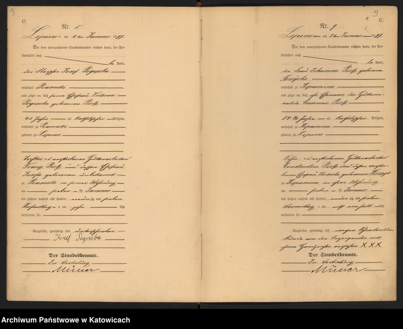 image.from.unit.number "Księga zgonów nr 1-501"