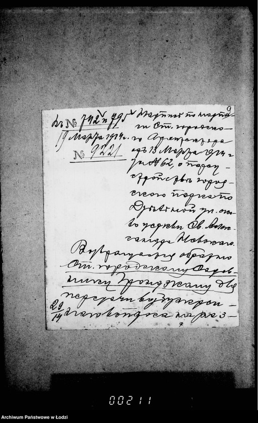 Obraz 14 z jednostki "O perestrojstve gorodskago parka na uglu Dzel´noj, Skverovoj i Vidzevskoj"