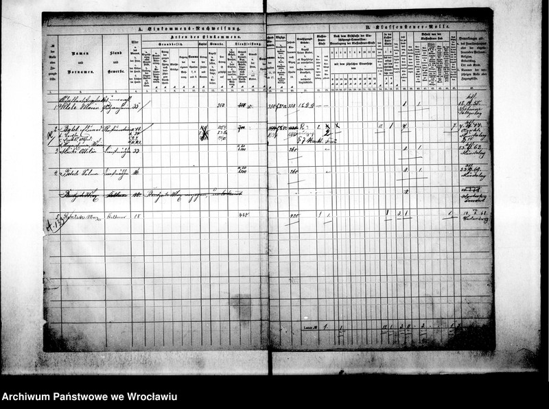 image.from.unit.number "Klassensteuerrolle nebst Eikommens - Nachweisung"