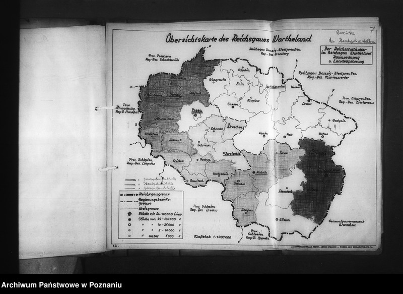 Obraz 11 z jednostki "Zuständigkeitsbereiche der Behörden im Reihsgau Wartheland"