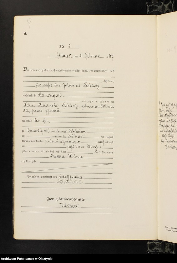 image.from.unit.number "Geburts-Haupt-Register Nr 1 - 90"