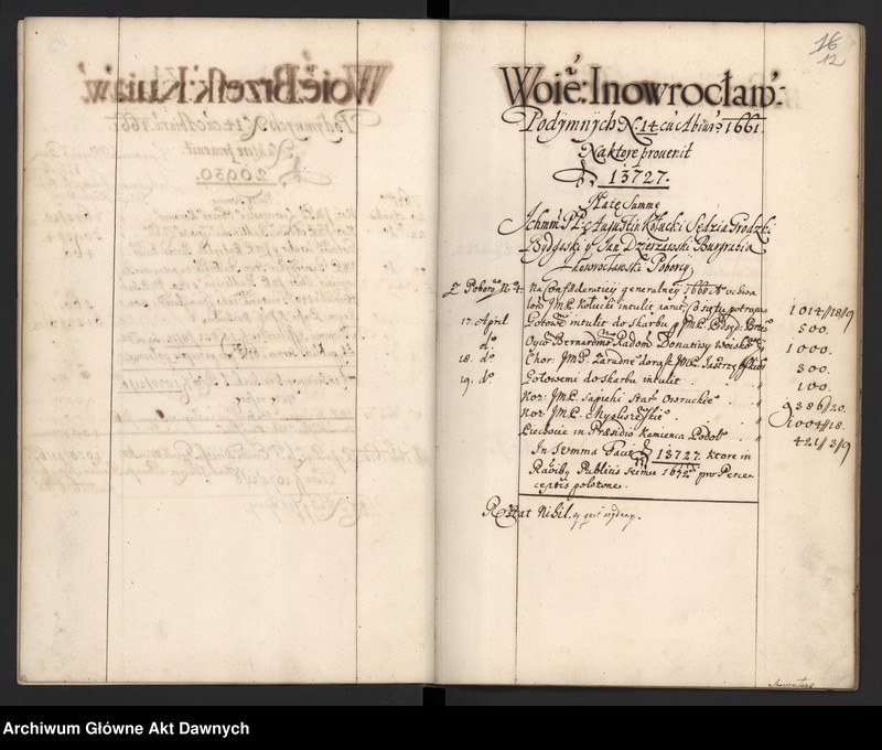 image.from.unit.number "Rozliczenie z poboru i podymnego uchwalonych w 1670 r."