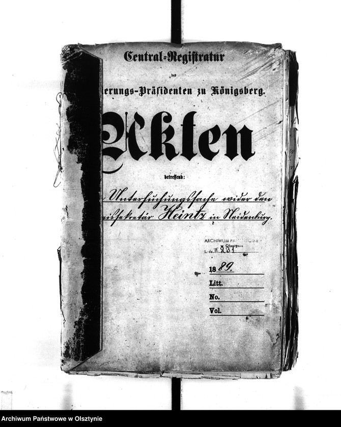 image.from.unit.number "Untersuchungssache wieder den Kreis-Sekretär Heinz in Neidenburg"