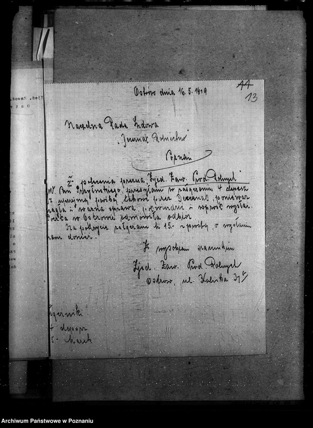 Obraz 18 z jednostki "Sprawy szczegółowo-administracyjne Zjednoczenie Producentów Rolnych"